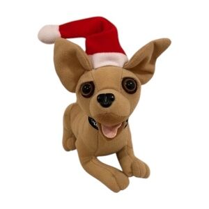 Christmas Taco Bell Talking Dog Plush VINTAGE